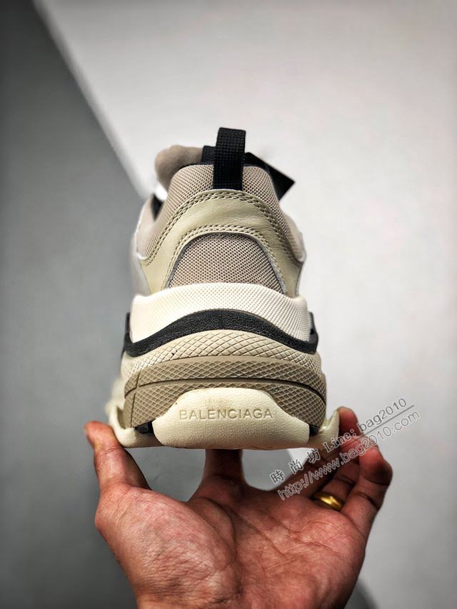 Balenciaga經典款男女鞋 巴黎世家頂級版本Triple-S 17老爹鞋 Balenciaga情侶款老爹鞋  hdbl1223